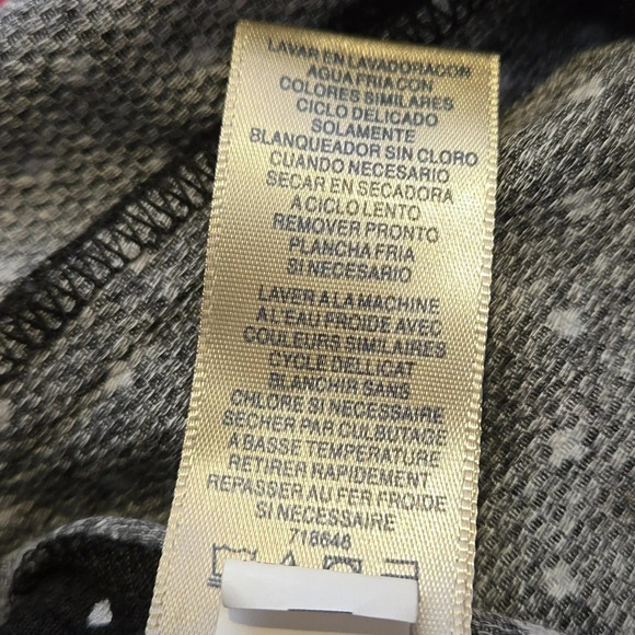 Rafaella Women size 8 Black & White Polka Dot Pencil Skirt - Picture 5 of 9